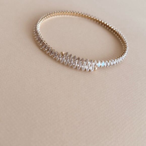 Diamond necklace S834 - Picture 3 of 4